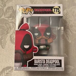 Pop! Deadpool Barista Deadpool bobble head